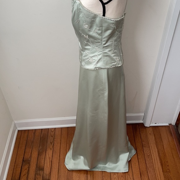 Two Piece Bridesmaids Prom Dress - Picture 14 of 16